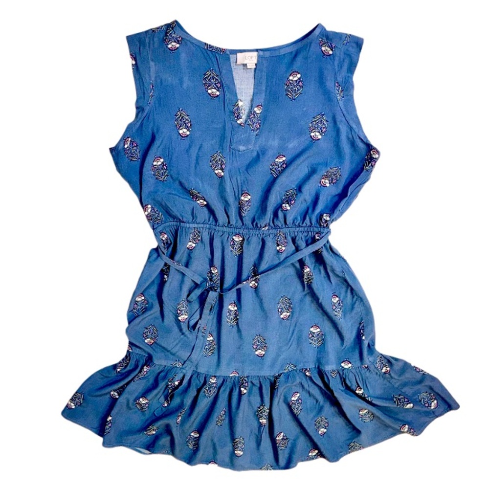 LOFT Summer floral dress women’s size medium